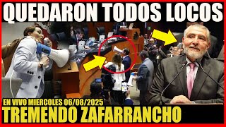 CAOS EN EL SENADO; ESTO SE SALIÓ DE CONTROL; LILLY TELLEZ, ANAYA; ADÁN AUGUSTO LES DIO AL CARA
