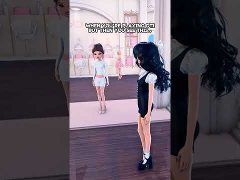 DTI PLAYERS BE LIKE: 😂  #roblox #shorts #dresstoimpress
