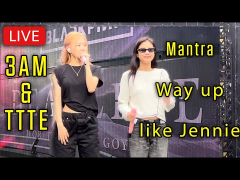 🔴BLACKPINK Goyang Soundcheck: Jennie’s “Mantra”, “With The IE”, “Like Jennie” & Rosé’s “3AM”, “TTTE