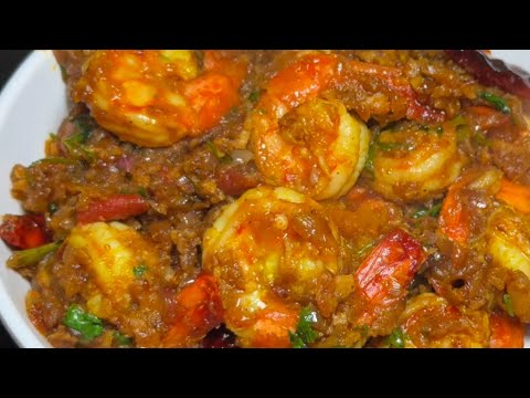 चटपटा प्रॉन मसाला फ्राई बनाने की बहुत आसान रेसिपी | Easy and Tasty Prawn Masala Fry recipe |Prawn