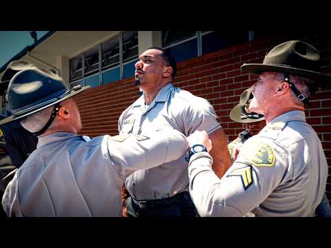 275lb Bodybuilder Joins the police academy