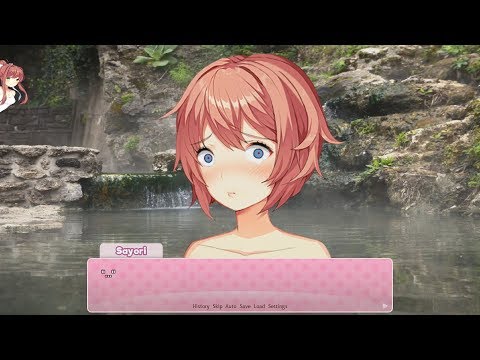 Sayori gets soaked