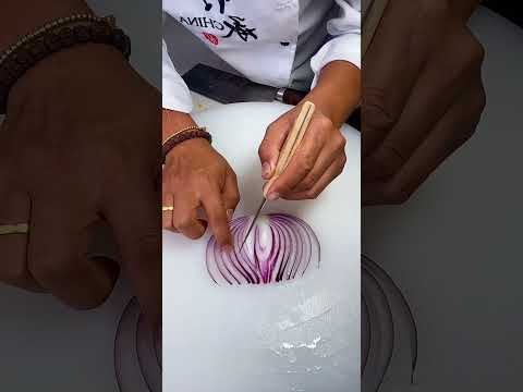 Onion 🧅 Carving Cutting design skill And Decorations Ideas In My Kitchen