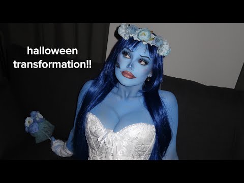 turning myself into Corpse Bride for halloween!!