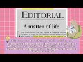 Understanding Editorial Writing Concepts