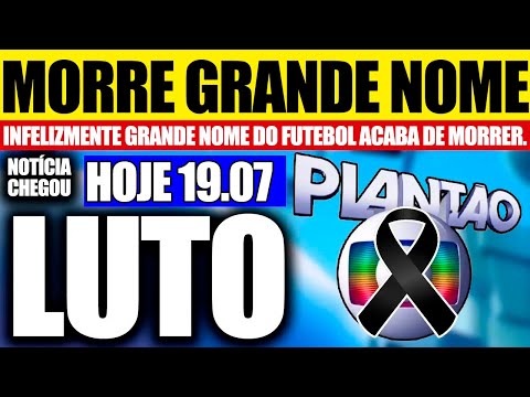 🚨 LUTO E TRISTEZA: INFELIZMENTE GRANDE NOME DO FUTEBOL ACABA DE NOS DEIXAR. "VA EM PAZ!!"