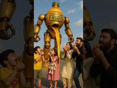 Robot ne diya sabko Frooti #shorts