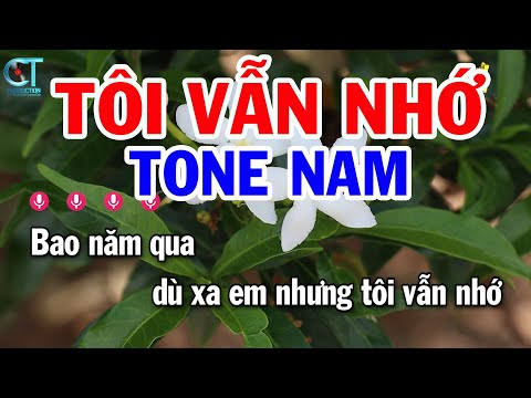 Karaoke Tôi Vẫn Nhớ Tone Nam ( Gm ) Nhạc Sống Tuấn Kiệt