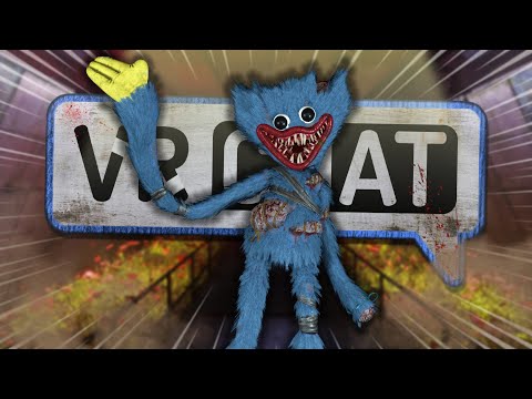 HUGGY WUGGY IS BACK IN VRCHAT! | Poppy Playtime: Chapter 4 - Funny moments -