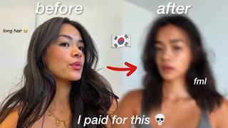 i paid for a glow up in Korea and only got uglier (fml)