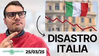 Il disastro dei salari italiani: dal 2008 in diminuzione dell’8,7%