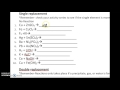 Single Replacement Reactions Concepts