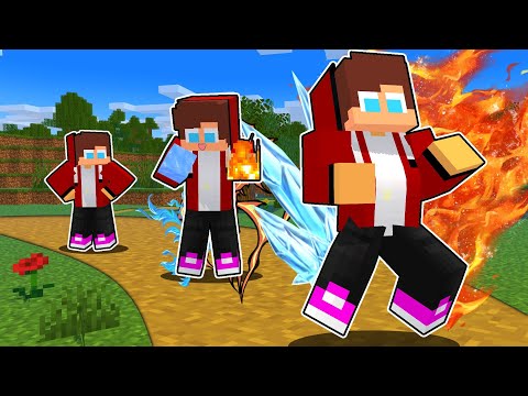 JJ Baby BIRTH to🧊 ELEMENTAL🔥- Minecraft Animation [Maizen Mikey and JJ]