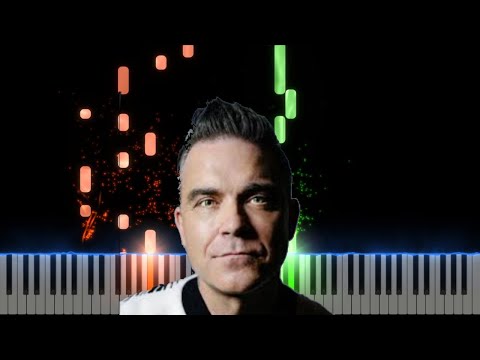 Robbie Williams Feel Piano Cover Midi tutorial Sheet app  Karaoke