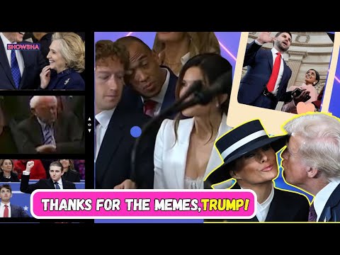 Donald Trump Inauguration In Memes: Melania Awkward Kiss, Mark Zuckerberg 'Cleavage' Stare & 5 More