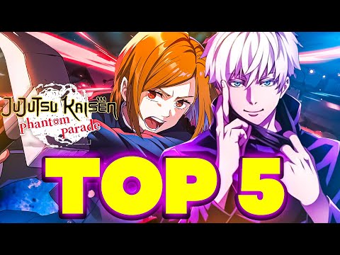 NOUVEAU CODE + TOP 5 DES PERSONNAGES INDISPENSABLES ET  BROKEN DE JUJUTSU KAISEN PHANTOM PARADE !