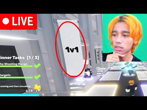 🔴RIVALS LIVE 1V1 WITH VIEWERS! | Roblox Rivals Live