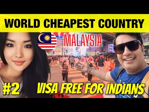 Visa Free Country for Indians | World Cheapest Country | First Impression of Malaysia Kuala Lumpur