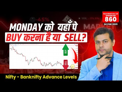 Nifty future Crash Upto 24647? | Nifty & Bank Nifty Analysis For Tomorrow |24 Feb| kalkibaataaj- 860