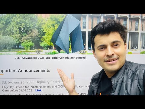 JEE Advanced 2025 Best news ⚠️ Eligibility & syllabus updated 😍 Alternate way to enter IIT | Shreyas