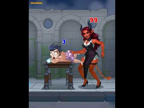 You are in save Woman hands! Hero Wars, you never know what to expect #rpggame #games #videogame