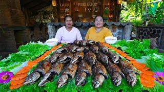 Market Tour : I Bought Fish and Grilled Perfectly for Lunch | Best Cooking Fish Recipe in My Village