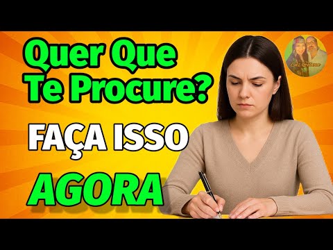 🟢 A Pessoa Some, Te Ignora, Mas Volta Chorando Depois de Fazer Isso