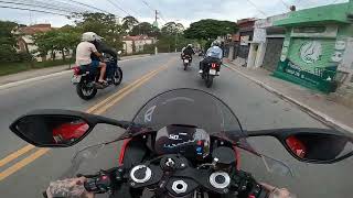 VIATURA BOTOU AS MOTOS PRA CORRER