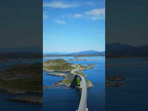 World's Most Beautiful Road : Atlantic Ocean Road  #atlanticoceanroad  #travel #norway