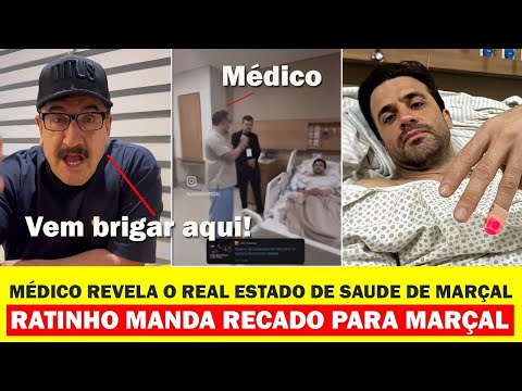 MÉDICOS ACABAM DE REVELAR O REAL ESTADO DE SAúDE DE MARÇAL . RATINHO  MANDA RECADO" VEM BRlGAR ..."