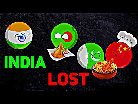 [WHY INDIA CAN'T EAT FOOD?]😱 [SUPER FUNNY]😂⚠️ #countryballs #geography