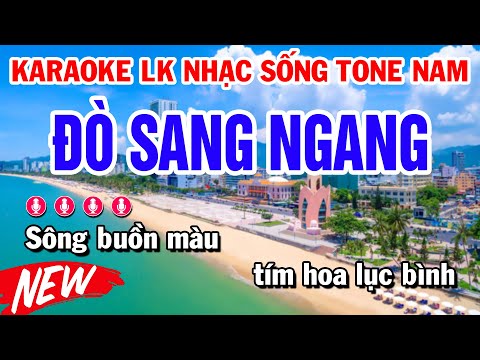 Liên Khúc Karaoke Tình Khúc Trữ Tình Hay Nhất 2022 | Đò Sang Ngang | Đắp Mộ Cuộc Tình