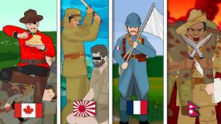 Why do these countries behave like this in war?