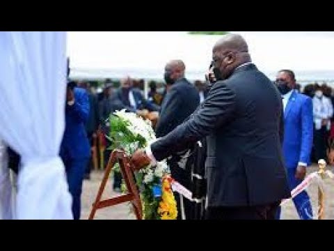 OBSÈQUES DE SEGUIN MIGNON, FELIX TSHISEKEDI PRESENT