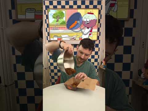 Ailes de Poulet au Micro-ondes - Regular Show #poulet #regularshow #dessinanimé #defi #foodchallenge