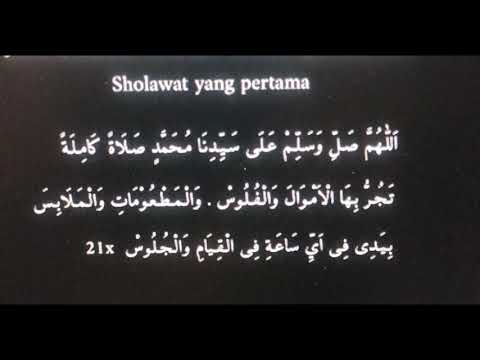 ijazah sholawat fulus Dari al arif billah kh mahmud hasil