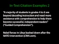 In-Text Citation Guidelines