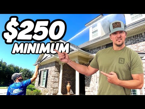 Why We Have a $250 Minimum to Do ANY Pressure Washing Job