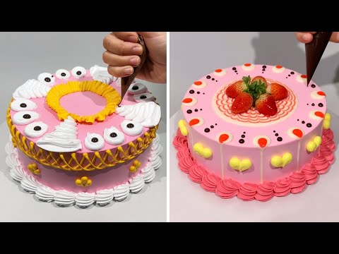 Top 10 Favorite Cake Decorating Ideas 🥰 Simple Cake Decorating Tutorials for Girls