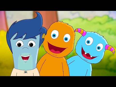 Fuzzy Puppet educational cartoon for kids || Grandpa's Present 🎁