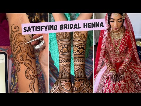 Satisfying Bridal Henna Compilation 💖👰🌿