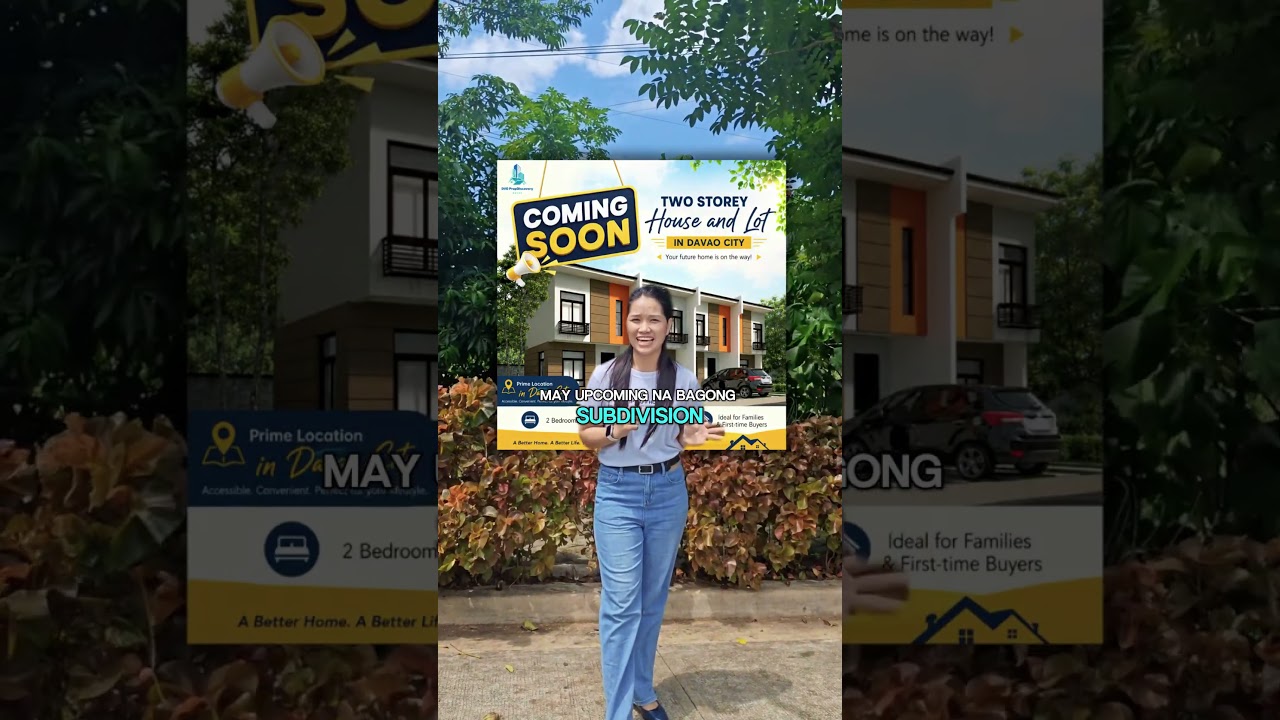 Coming Soon affordable house and lot in Davao city #trending