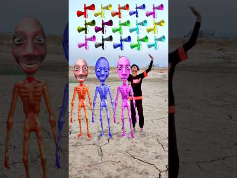 Red Siren, Blue Siren, & Pink Siren vs Me Correct head Matching new-game magic video #viral #shorts
