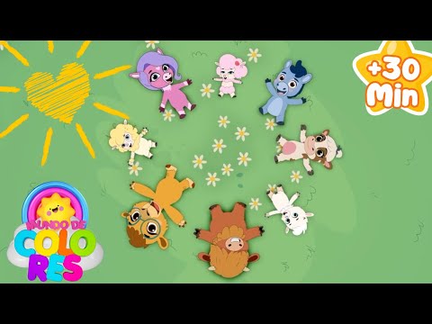 Canciones Infantiles 2025 ✨ 30 MIN de Música Para Reír y Bailar🌈🎶| Mundo de Colores🐦🎈🎉