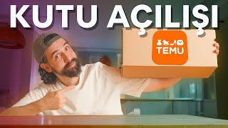 TEMU'DAN GELEN ÜRÜNLERİ DENEDİM! 5000 TL'lik Kutu Açılışı
