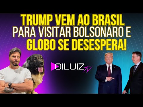 AGORA ESCALOU: Trump vem ao Brasil para visitar Bolsonaro e Globo entra em desespero! 