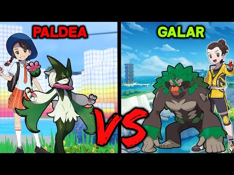 Who is Stronger? Galar VS Paldean Pokemon! The Ultimate Region Battle!