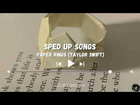 || SPEED UP SONG || PAPER RINGS || TAYLOR SWIFT ||