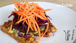 Montadito de PLATANO MADURO Saludable | Receta Fácil y Sin Gluten | Comida Real y Deliciosa