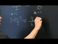 Solving Equations with Fractions